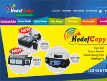 Tablet Screenshot of hedefcopy.com